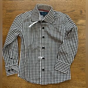 Leo & Zachary plaid dress shirt, NWT size 2T